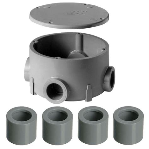 metal conduit plastic round junction box|2 inch conduit junction box.